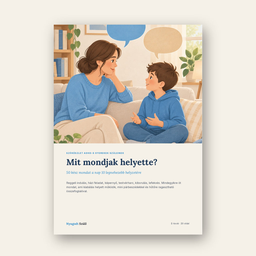 Mit mondjak helyette? e-book borító